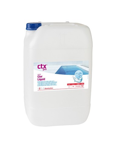 CTX-161 Ipoclorito di sodio 25 kg - Prodotto adatto alla sanificazione  dell'acqua di piscine e spa