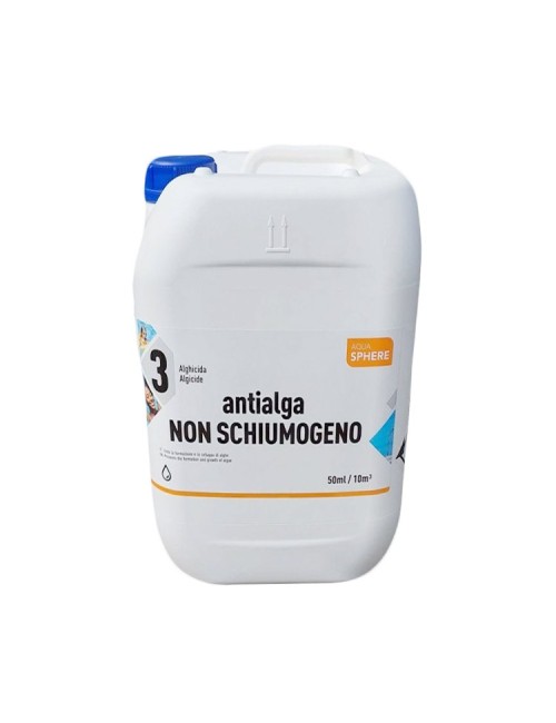 Antialghe Liquido per Piscina non Schiumogeno Aqua Sphere 25 l - Ad azione rapida destinato alla prevenzione delle alghe