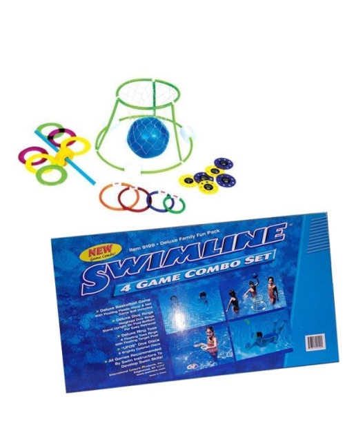 Swimline 4 Game Combo Set - Kit giochi 4 in 1