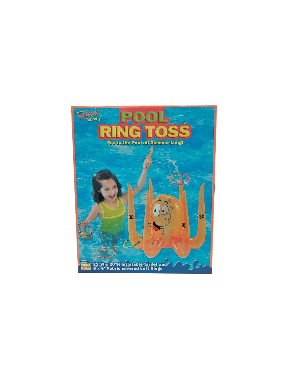 The Original Splash Bombs Pool Ring Toss - Bersaglio Gonfiabile, 6 Dischi Inclusi