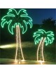 Lotti Palma SMD Neon bifacciale 24V LED Bianco Caldo&Verde - Decorazioni giardino