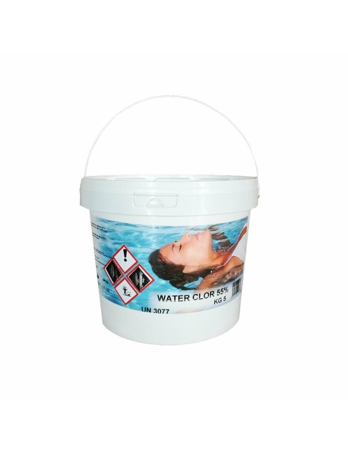 Cloro Granulare 5 kg - WaterLine Water Clor 55% 5 kg Dicloro Granulare al 56% - Trattamenti Shock