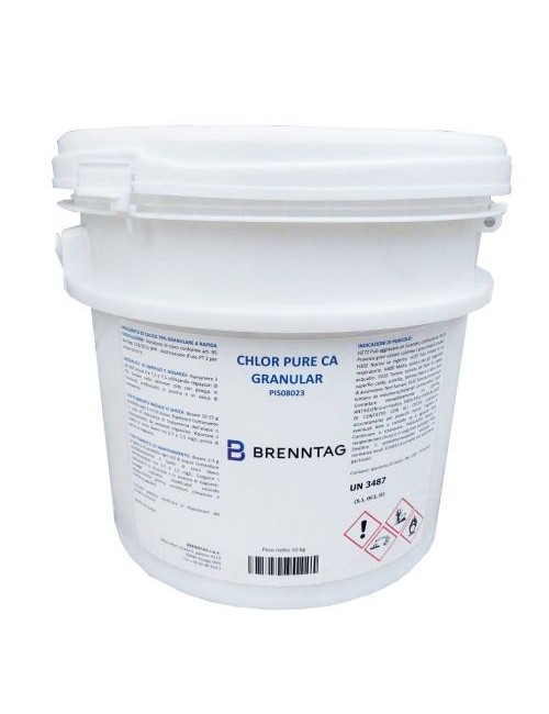 Brenntag Chlore Pure CA Granular 10 kg  - Ipoclorito di calcio 70% granulare a rapida dissoluzione