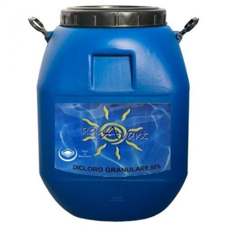 Cloro Granulare 50 kg AQUAVANT Dicloro Granulare al 56% Fusto 50 kg