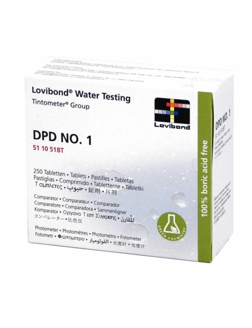 Lovibond Water Testing DPD NO.1 250 cpr - Reagente Misurazione Cloro Libero