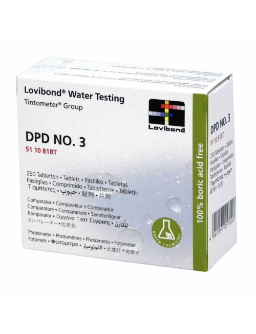 Lovibond Water Testing DPD NO.3 250 cpr Reagente Misurazione Cloro Totale