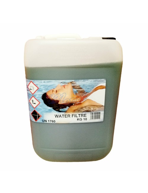 Water Filtre 10 Kg - Detergente Pulizia Filtri Piscina Sabbia Cartuccia Diamotee