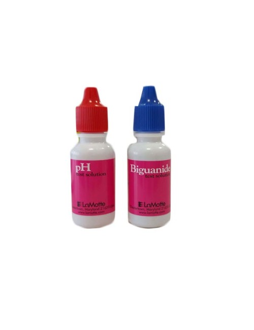 Mareva Set Analizzatori pH e Biguanide 15 ml - Soluzioni Test Acqua Piscina