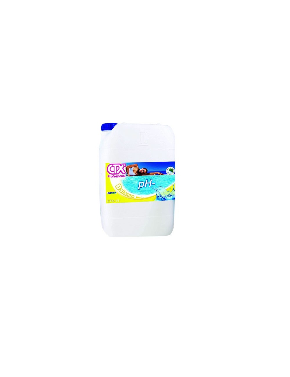 CTX-15 pH- 25 kg - Prodotto liquido per abbassare il pH e igienizzare la piscina *VENDITA PROIBITA AI PRIVATI
