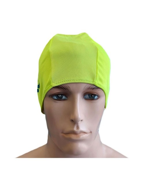 Cuffie Piscina in Poliestere Colore Giallo Fluo TU - Cuffietta nuoto imbustata singolarmente