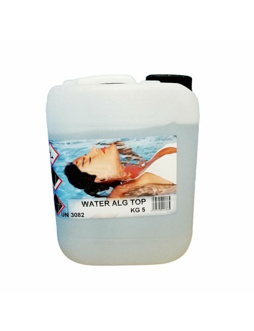 Antialghe Liquido per Piscina Waterline Water Alg Top 5 kg - Antialghe Alghicida Professionale Idromassaggio SPA