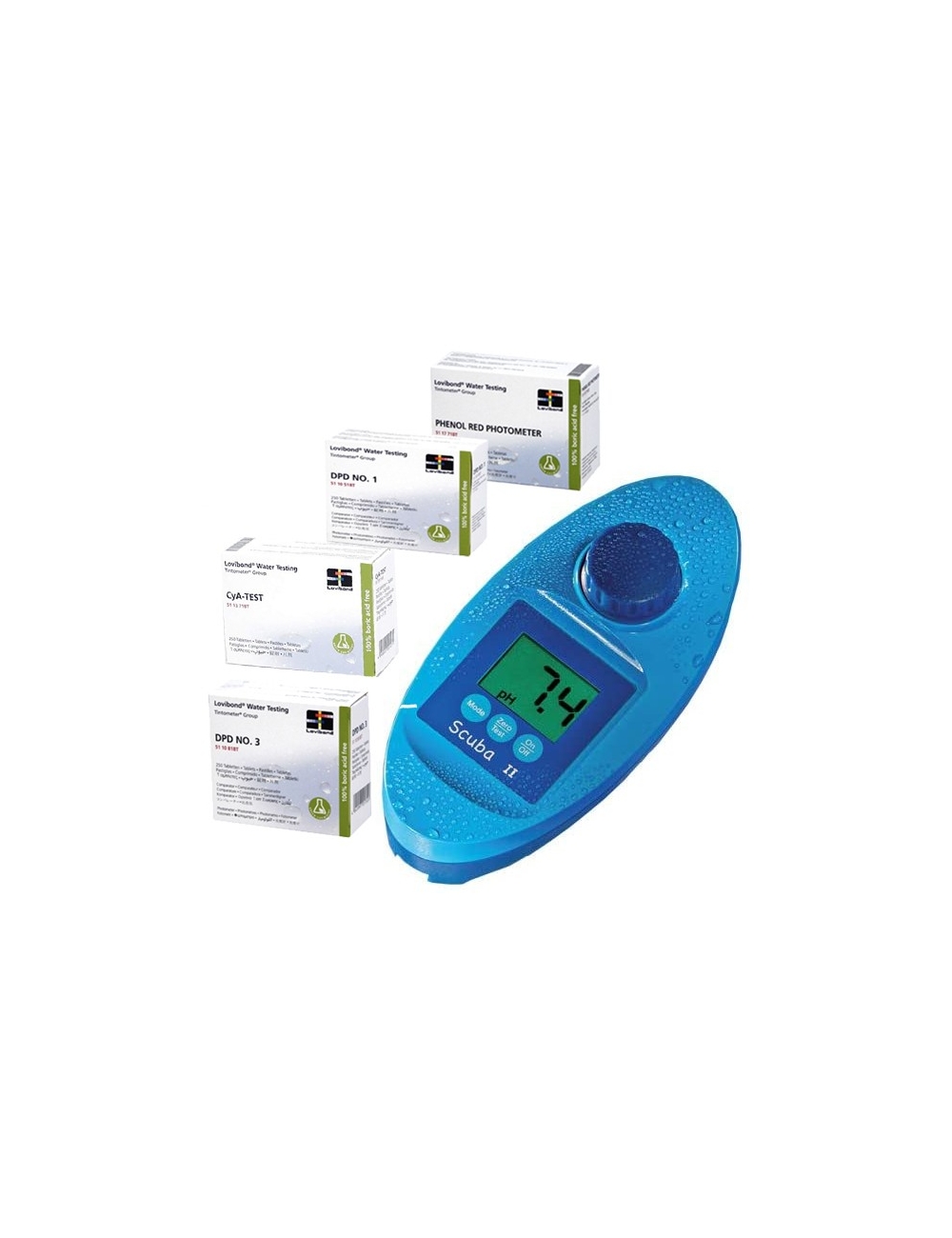 Kit Fotometro Scuba II Elettronico Check-Up Completo - Fotometro con 1000 cpr per un Controllo Completo Dell'acqua