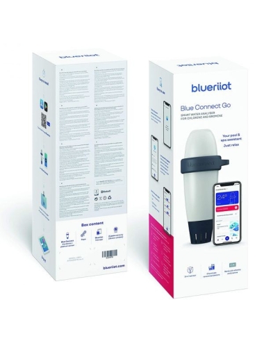 Fluidra Blue Connect Go - Sensore 3 in 1, misurazione temperatura, pH e ORP/Redox dell'acqua